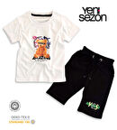 Triliya Pamuklu Unisex Çocuk Kapri Takımı (Cepli & Kordonlu, 3-12 Yaş)