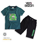 Triliya Pamuklu Unisex Çocuk Kapri Takımı (Cepli & Kordonlu, 3-12 Yaş)