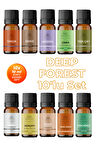 Deep Forest 10'lu Set Oda Kokusu Esansı - Orman Kokusu (10x10ml) Deep Forest 10'lu Set Oda Kokusu Esansı - Orman Kokusu (10x10ml)