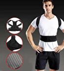 Dik Duruş Aparatı Çift Balenli Dik Durmayı Sağlayan Korse Omurga Bel Sırt Korsesi Kamburluk Önleyici