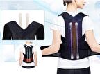 Dik Duruş Kamburluk Önleyici Sırt Bel Korsesi Çift Balenli Dik Durmak İçin Bel Sırt Omuz Korse 