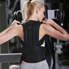 Dik Duruş Korsesi Bel Sırt Korse Kamburluk Önleyici Giderici Aparat Kadın Erkek Çift Balenli Korse