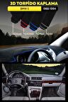 Bmw 5 (1988-1994) 3d Torpido Koruma Kılıfı - Ön Göğüs Kaplama - Mavi Şerit