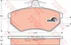 TRW GDB1044 Ön Fren Balatası Caddy 96-03 Golf III 90-98 Jetta II 88-92 Passat III 88-97 Cordoba Ibiza 97-02 Toledo 92-98 6N0698151A