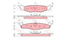 TRW GDB1218 Ön Fren Balatası Golf III 96-98 Cordoba Ibiza Toledo 93-98 1H0698151A