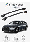 AUDI A4 ALLROAD 2016-Sonrası TRX1 Thunder Carrier Kilitli Ara Atkı Taşıyıcı Tavan Barı Gri