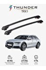 AUDI A6 ALLROAD 2012-2018 TRX1 Thunder Carrier Kilitli Ara Atkı Taşıyıcı Tavan Barı Gri