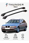 BMW 5 TOURING 1996-2003 TRX1 Thunder Carrier Kilitli Ara Atkı Taşıyıcı Tavan Barı Gri