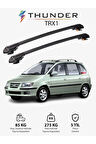 HYUNDAI LAVITA 2001-2010 TRX1 Thunder Carrier Kilitli Ara Atkı Taşıyıcı Tavan Barı Gri