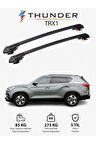 SSANGYONG REXTON W 2013-2017 TRX1 Thunder Carrier Kilitli Ara Atkı Taşıyıcı Tavan Barı Gri