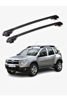 RENAULT DUSTER 2010-2013 TRX1 Thunder Carrier Kilitli Ara Atkı Taşıyıcı Tavan Barı Gri