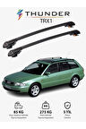 AUDI A4 AVANT 1996-2001 TRX1 Thunder Carrier Kilitli Ara Atkı Taşıyıcı Tavan Barı Siyah