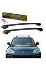 PORSCHE CAYENNE (9PA-E1) 2002-2010 TRX1 Thunder Carrier Kilitli Ara Atkı Taşıyıcı Tavan Barı Siyah