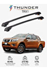 NISSAN NAVARA 2015-Sonrası TRX1 Thunder Carrier Kilitli Ara Atkı Taşıyıcı Tavan Barı Siyah