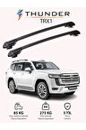 TOYOTA LAND CRUISER 2022-Sonrası TRX1 Thunder Carrier Kilitli Ara Atkı Taşıyıcı Tavan Barı Siyah