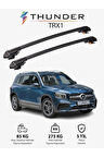 MERCEDES-BENZ GLB-CLASS 2020-Sonrası TRX1 Thunder Carrier Kilitli Ara Atkı Taşıyıcı Tavan Barı Siyah