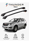 GREAT WALL HAVAL H9 2015-Sonrası TRX1 Thunder Carrier Kilitli Ara Atkı Taşıyıcı Tavan Barı Siyah