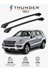 MERCEDES-BENZ M-CLASS 2012-2019 TRX1 Thunder Carrier Kilitli Ara Atkı Taşıyıcı Tavan Barı Siyah