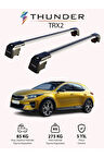 KIA XCEED 2019-Sonrası TRX2 Thunder Carrier Kilitli Ara Atkı Taşıyıcı Tavan Barı Gri