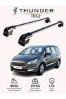 FORD GALAXY 2016-Sonrası TRX2 Thunder Carrier Kilitli Ara Atkı Taşıyıcı Tavan Barı Gri