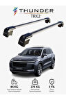 LI XIANG AUTO ONE 2019-2022 TRX2 Thunder Carrier Kilitli Ara Atkı Taşıyıcı Tavan Barı Siyah