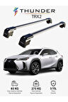 LEXUS UX 2019-Sonrası TRX2 Thunder Carrier Kilitli Ara Atkı Taşıyıcı Tavan Barı Siyah