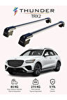 GENESIS GV70 2022-Sonrası TRX2 Thunder Carrier Kilitli Ara Atkı Taşıyıcı Tavan Barı Siyah