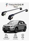 SUZUKI VITARA 2015-Sonrası TRX2 Thunder Carrier Kilitli Ara Atkı Taşıyıcı Tavan Barı Siyah