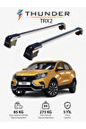 LADA XRAY 2015-Sonrası TRX2 Thunder Carrier Kilitli Ara Atkı Taşıyıcı Tavan Barı Siyah