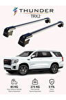 GMC YUKON 2015-2020 TRX2 Thunder Carrier Kilitli Ara Atkı Taşıyıcı Tavan Barı Siyah