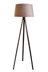 Beta Serisi Masif 3 Ayaklı Tripod Lambader ,abajur(Sütlükahve- Koyu Ceviz)