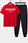 Uyguntarz Unisex Represent Baskılı 2'li Eşofman Takımı