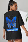 Uyguntarz Unisex Butterfly Baskılı T-shirt