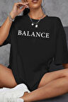 Uyguntarz Unisex Balance Baskılı T-shirt
