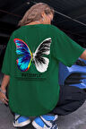 Uyguntarz Unisex Butterfly Baskılı T-shirt