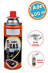 Kamp Gazı Bütan Propan Gaz Tüpü Portatif Ocak Kartuşu Tek kullanımlık Pürmüz 400 ml 1 Adet