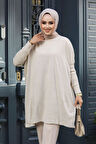 Bej Tesettür Triko Panço 3399BEJ