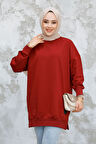 Bordo Tesettür Tunik 30644BR