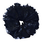 Siyah Tül Topuz Tokası