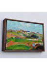 Ahşap Çerçeveli Paul Gauguin Le Pouldu Tablosu-7014