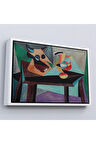 Ahşap Çerçeveli Pablo Picasso - Boğa Kafası Tablo-7103