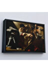 Ahşap Çerçeveli Caravaggio - Dikenlerle Taçlandırma Tablo - The Crowning With Thorns-7142