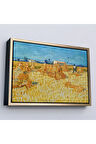 Ahşap Çerçeveli Vincent Van Gogh Provence'Te Hasat Tablo-7148