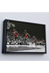 Ahşap Çerçeveli Michael Jordan Tablo-7200