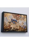 Ahşap Çerçeveli Floransa, İtalya Palazzo Medici'Nin Tavan Panoramik Görünüm Tablosu-7239
