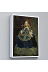 Ahşap Çerçeveli Diego Velázquez - İnfanta Margarita'Nın Portre Tablo-7333