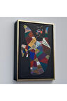 Ahşap Çerçeveli Wassily Kandinsky - İdam Edilen Ohne Titel Tablo-7497