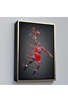 Ahşap Çerçeveli Michael Jordan Tablo-7730