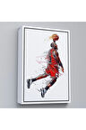 Ahşap Çerçeveli Michael Jordan Tablo-7787