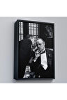 Ahşap Çerçeveli Godfather Mafya Film Tablo-7807